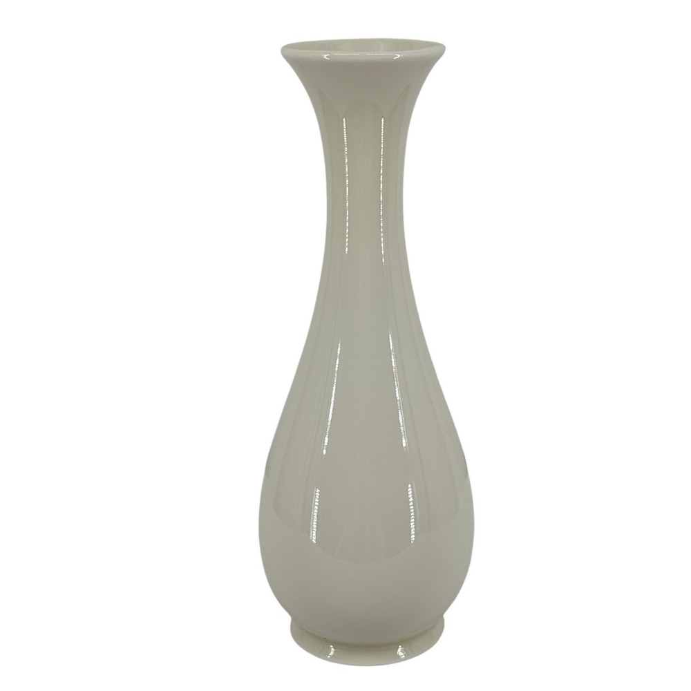 The Toscany Collection Bud Vase 8" Cream Ceramic Japan Minimalist Decor